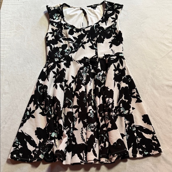 Torrid floral fit and flare dress - Picture 2 of 8